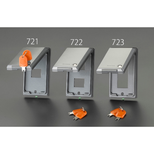 EA940CE-721 1個用防滴プレート鍵付 メタル_画像02