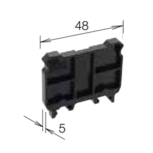 EA940DG-32A 70A端子台用エンドプレート5枚_画像03