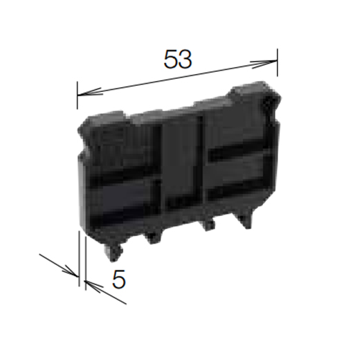 EA940DG-32B 94A端子台用エンドプレート5枚_画像03