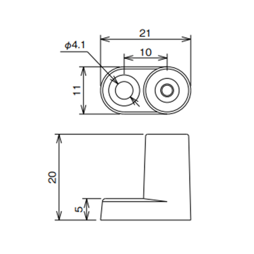 EA948GP-11 M3部品取付用ベ-スネジ止型10コ_画像04