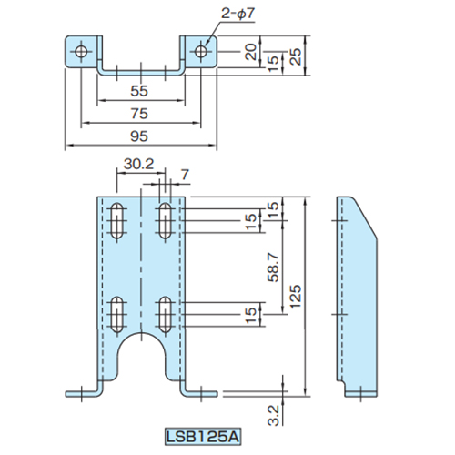EA949RR-6 長穴リミットスイッチブラケット_画像02