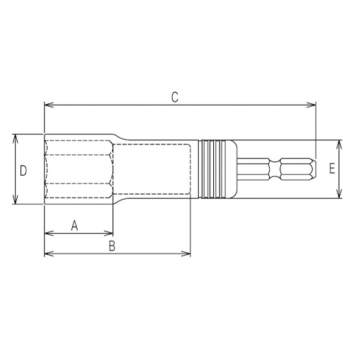 EA612AV-21 21mm電ドルソケット(ショート)_画像04