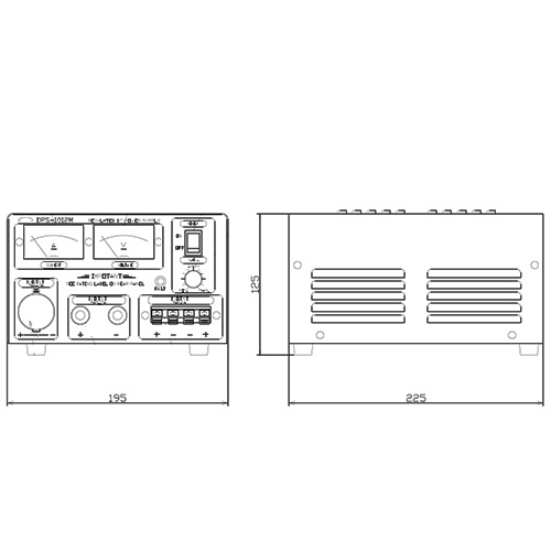 EA812-21 AC100V→DC12V/10A直流安定化電源_画像03