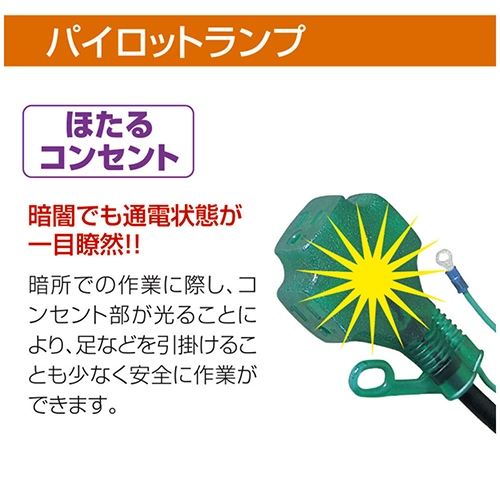 EA815GA-21 AC125V/15A/10m延長コード_画像02