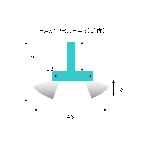 EA819BU-45 45mm/6.4軸カップブラシ スチ製_画像03