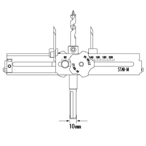 EA827AD 60-200mm自在ホ-ルカッター_画像04