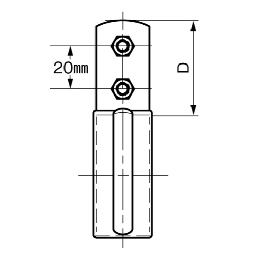 EA440CK-50 50A鋼管用防振立バンド_画像02