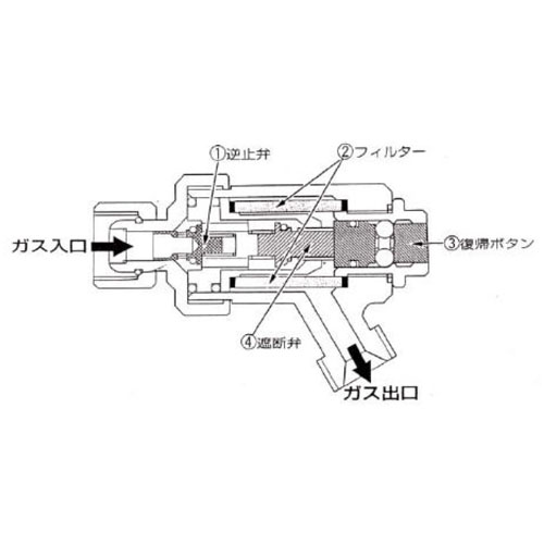 EA300-5E 乾式安全器(逆火防止器/酸素用)_画像02