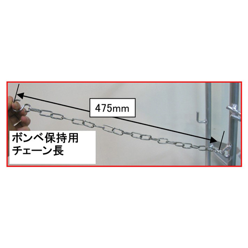 EA330FA-10 420x450x970mm/28kgボンベ台車_画像04