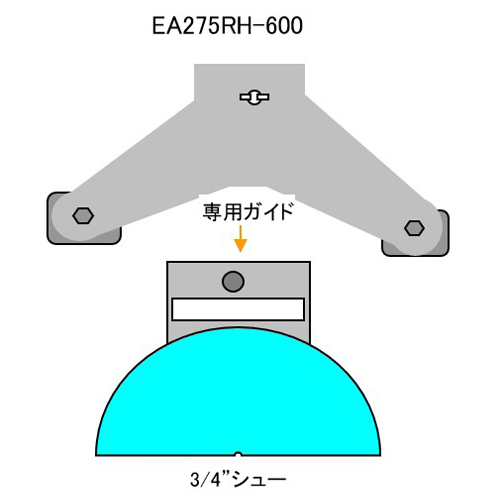 EA275RH-600 3/4ベンダーヘッド(逆作用)_画像02