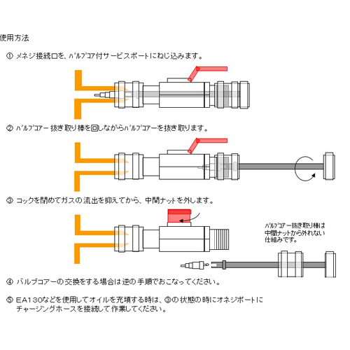 EA400-30 バルブコア交換用キット_画像03