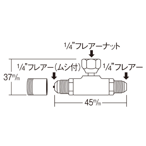 EA402TB-1 F1/4xF1/4xF1/4T型バルブ_画像02