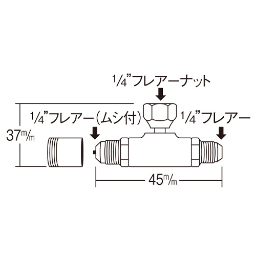 EA402TB-1 F1/4xF1/4xF1/4T型バルブ_画像02