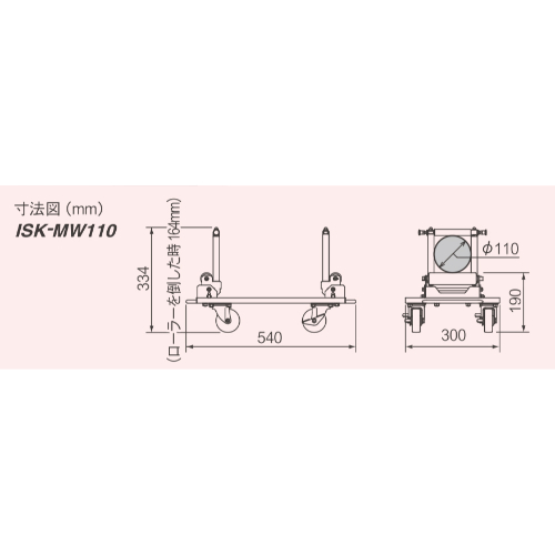 EA631ED-11 四方ロ-ラ-(110mm以下用)_画像04