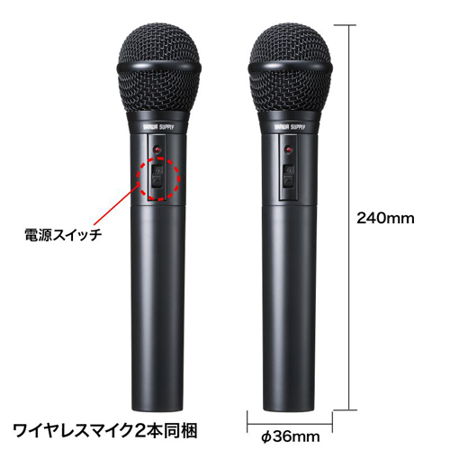 EA763CJ-4 Wirelessマイク付拡声器スピ-カ-_画像03