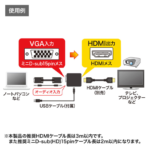 EA940P-92 (VGA-HDMI) 変換コンバ-タ-_画像02
