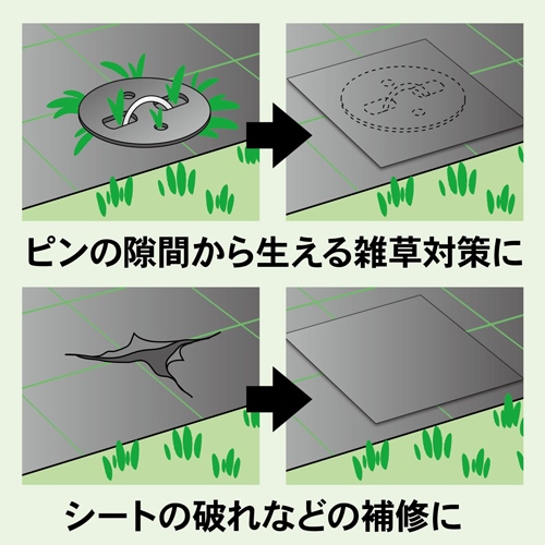 EA944MT-122 100x100mm 防草シ-ト補修テ-プ_画像03