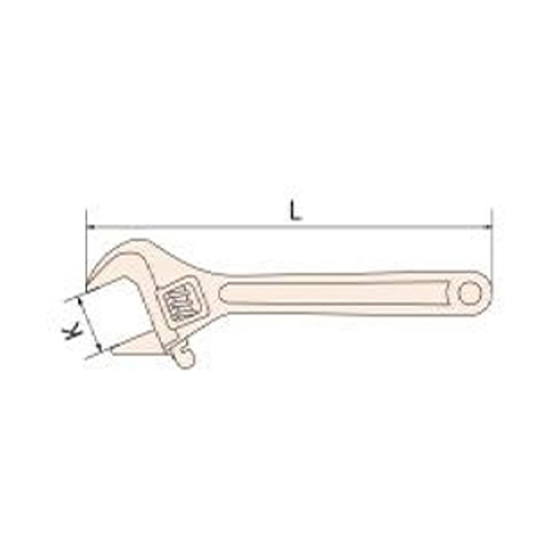 250mm/30mm モンキーレンチ(NonSparking)_画像04