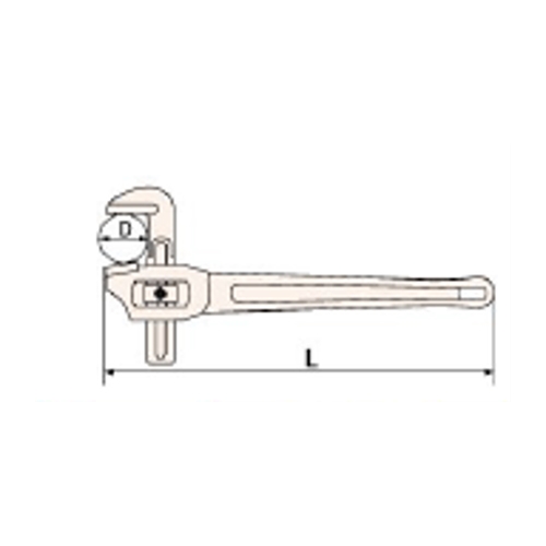 250mm/48mm パイプレンチ(NonSparking)_画像04