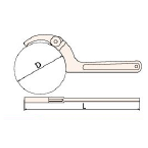 115-170mm 自在フックレンチ(NonSparking)_画像03