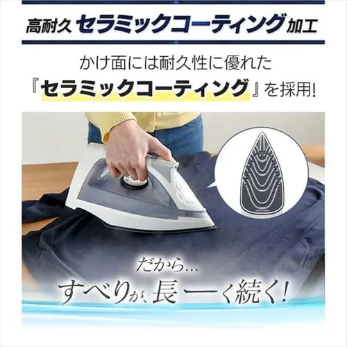 AC100V/1000W コードレススチームアイロン_画像03