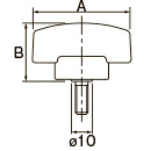 M6x25mm/3N･m 雄ネジトルクノブ_画像03