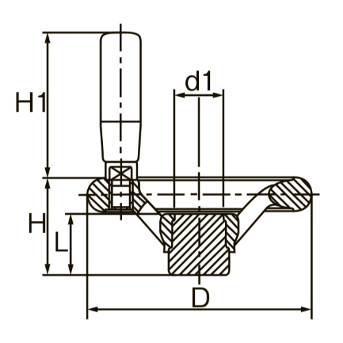 φ250mm ハンドル[丸リム型]_画像02