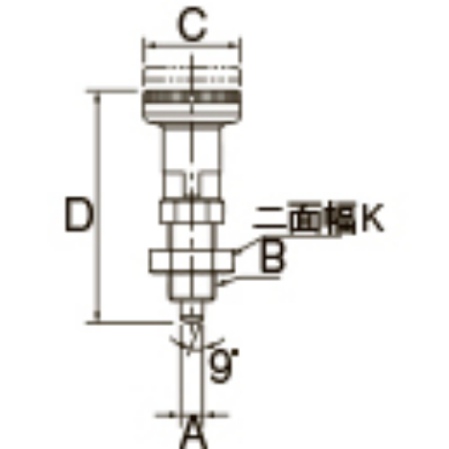 M10x17mm[Wナット]Indexプランジャー_画像03