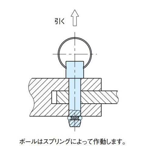 12x 50mm ボールロックピン_画像03