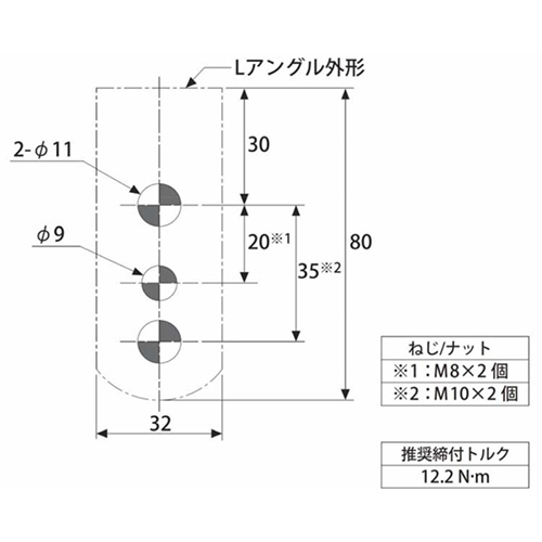 AC/DC24V LED小型積層信号灯(赤)_画像03