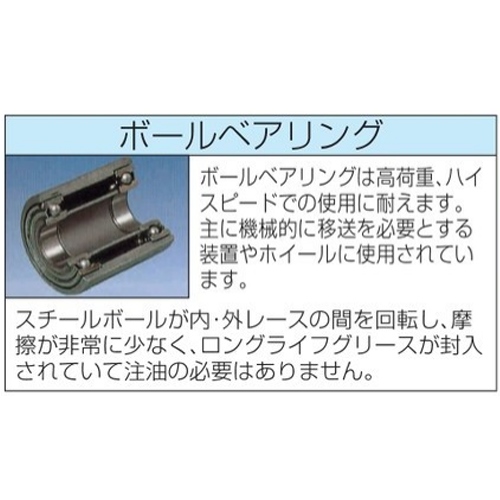160mm キャスター(自在金具/ブレーキ付)_画像02