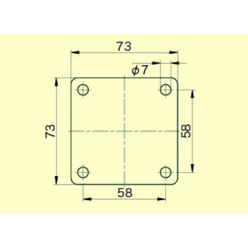 50mm/250kgレベリングキャスタ(Brake/ラチ_画像03