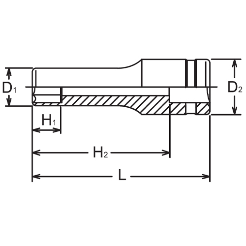 1/2DRx24mmディープソケット 動力工具用_画像03