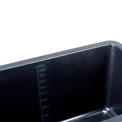 1270x700x780/100kgプラバケット付リヤカー_画像03
