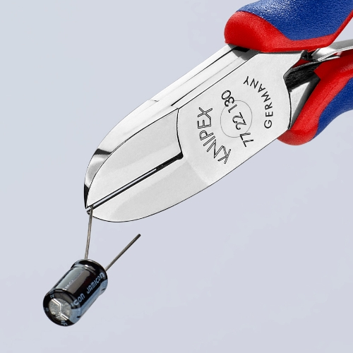 130mm精密用ニッパー バネ･グリップ付_画像03