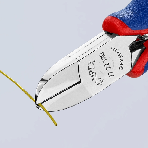 130mm精密用ニッパー バネ･グリップ付_画像04