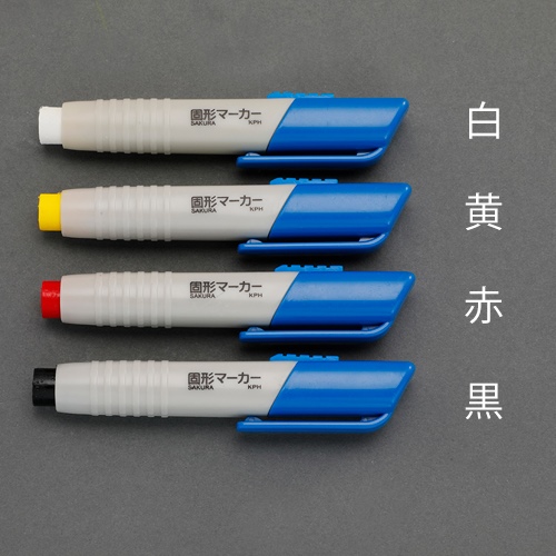 [黄]固形マーカー 建築用/ホルダー付_画像02