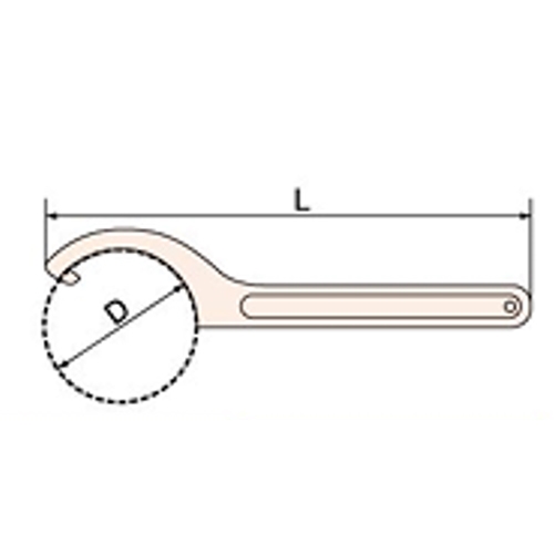 135-145mmフックレンチ ステンレス製_画像03