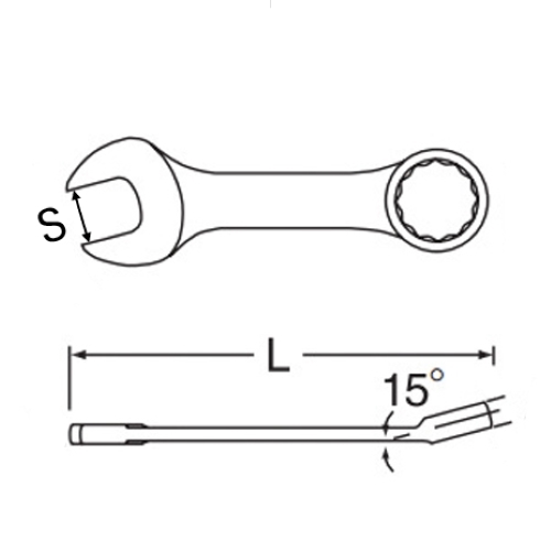 6mm 片目片口スパナ ステンレス製_画像04