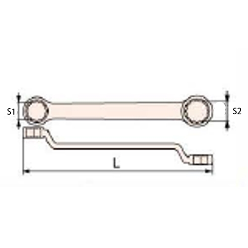 5.5x7mm両口メガネレンチ ステンレス製_画像02
