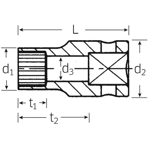 1/4DRx1/4　スプラインソケット_画像04