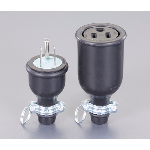 AC125V/15A 防水コネクター 接地2P_画像02