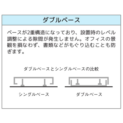 900x427x　50mm下置き用ダブルベース_画像03