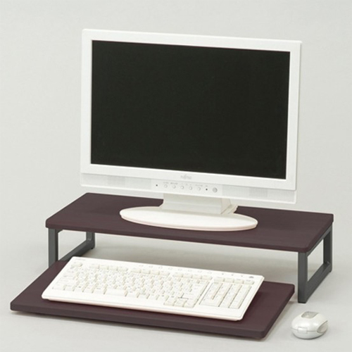 550x250x120mmモニタ-スタンド ダーク木目_画像03