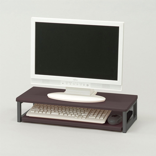 550x250x120mmモニタ-スタンド ダーク木目_画像04