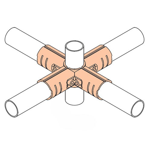 [パイプラック用]6方向メタルジョイント_画像02