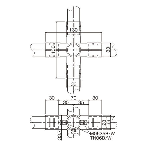 [パイプラック用]6方向メタルジョイント_画像04