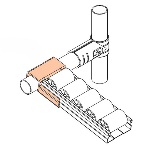 パイプラック用プラコンサポ-ト45mmロ-ラ-_画像02