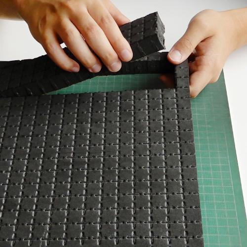 20mm発泡ポリエチレンフォ-ム 切レ目付/青_画像03