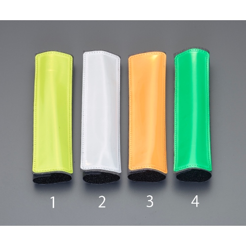 200x130mmフルハ-ネス用反射ベルト 緑/2枚_画像02